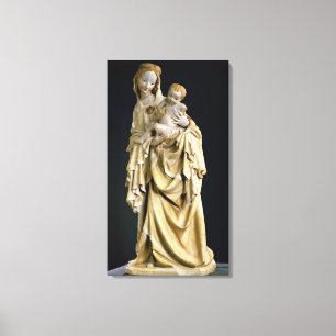 The Krumauer Madonna, c.1400 Canvas Print