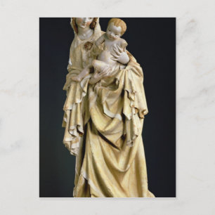 The Krumauer Madonna, c.1400 Postcard