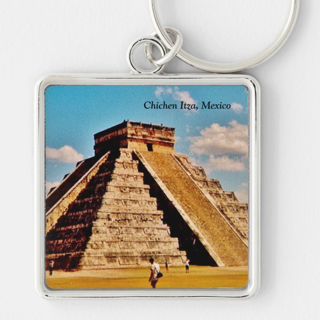 The Kukulkan Pyramid Keychain (Front)