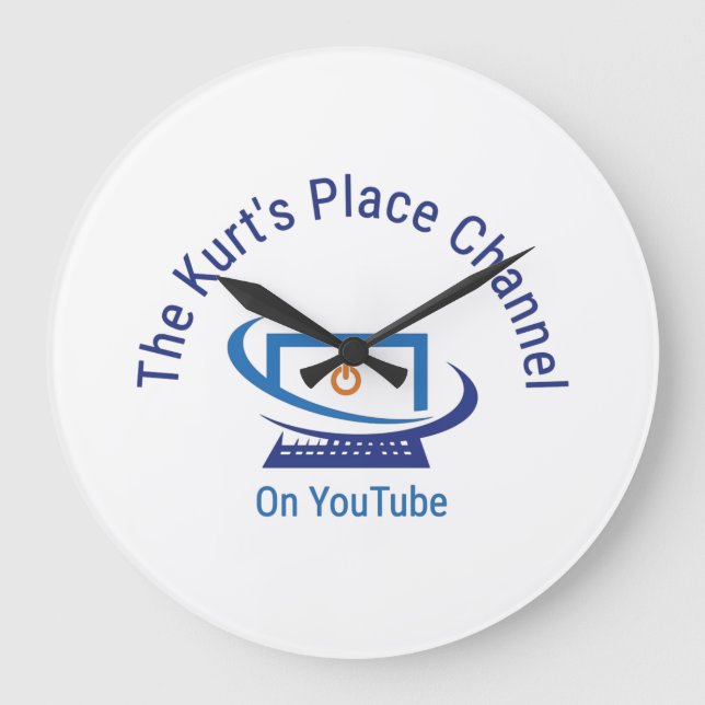 The Kurt's Place Channel Wall Clock (Front)