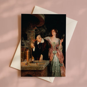 The Laboratory   John Collier Card
