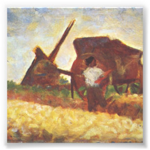 The Laborers by Georges Seurat Photo Print