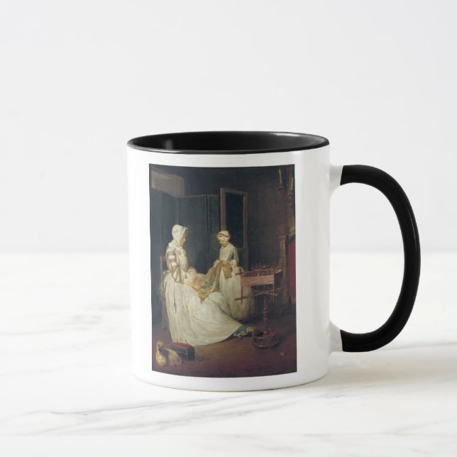 The Laborious Mother, c.1740 Mug (Right)