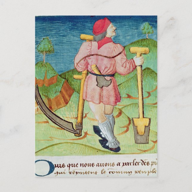 The Labourer Postcard (Front)