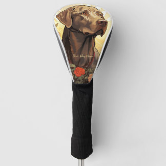 The Labrador Retriever Dog 003 - Natalia Mucha Golf Head Cover