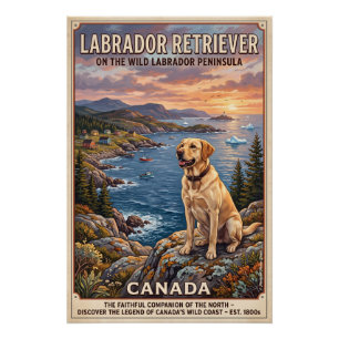 The Labrador Retriever Poster
