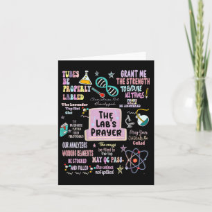The Labs Prayer Medical Laboratory Scientist Lab Card