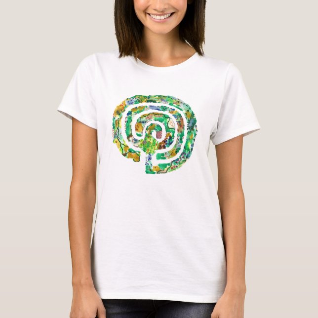 The Labyrinth Garden - Original Labyrinth Design T-Shirt (Front)