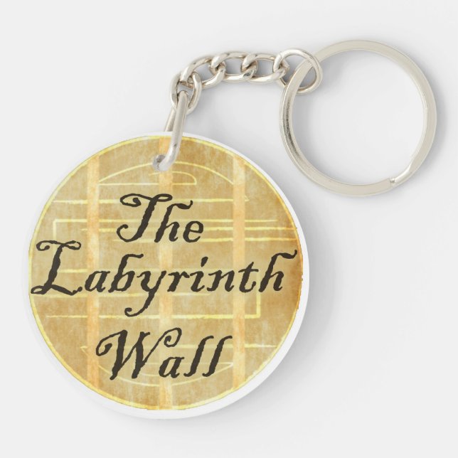 The Labyrinth Wall Keychain (Back)
