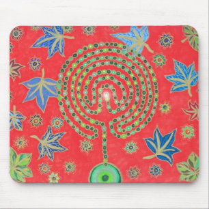 The Labyrinthian Tree of Life Mousepad
