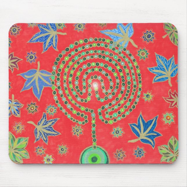 The Labyrinthian Tree of Life Mousepad (Front)