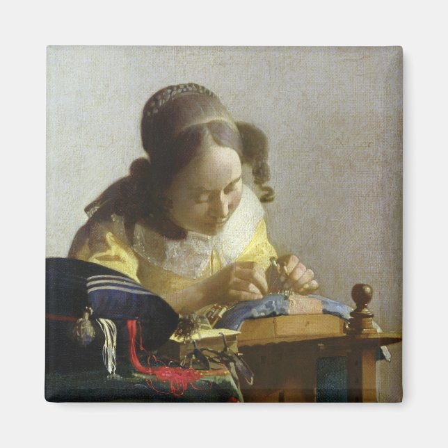 The Lacemaker, 1669-70 Magnet (Front)