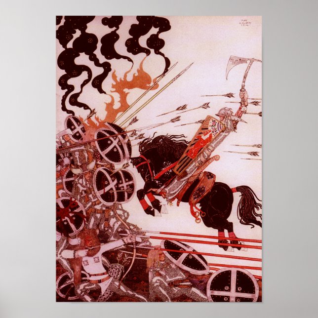 The Lad in the Battle by Kay Nielsen Print (Front)