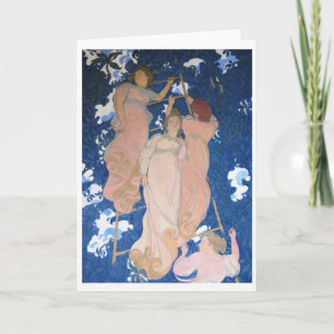The Ladder in the Foliage, Maurice Denis Card