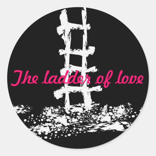 The ladder of love - sticker (Front)