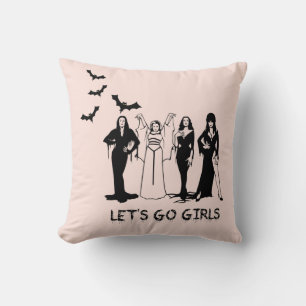 The Ladies of Halloween Throw Pillow