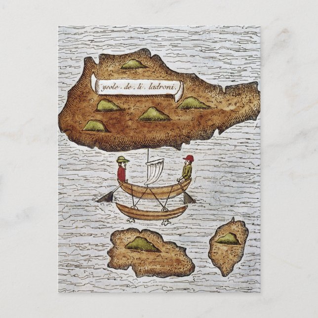 THE LADRONE ISLANDS POSTCARD (Front)