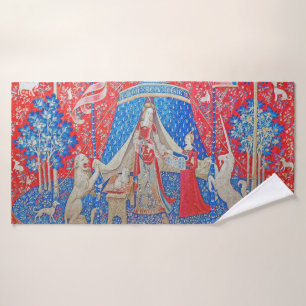 The Lady and the Unicorn / A Mon Seul Desir Bath Towel