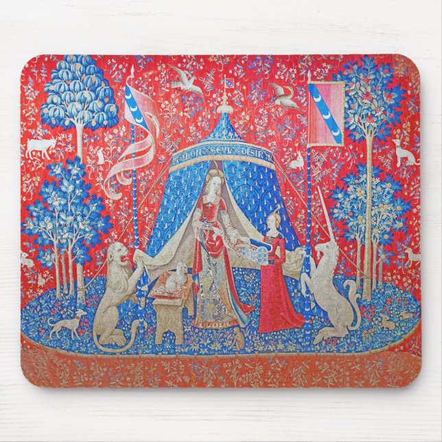 The Lady and the Unicorn / A Mon Seul Desir Mouse Pad (Front)
