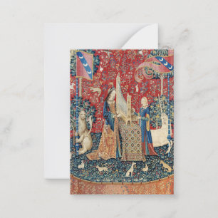 The Lady and the Unicorn, Hearing Card