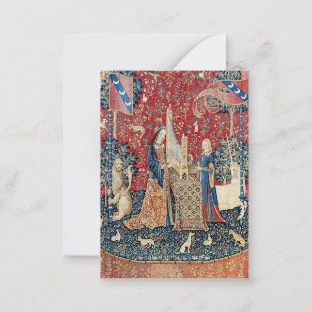 The Lady and the Unicorn, Hearing Card (Front)
