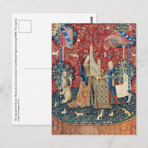 The Lady and the Unicorn, Hearing Postcard