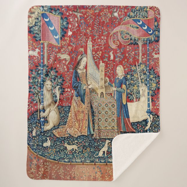 The Lady and the Unicorn, Hearing Sherpa Blanket (Front)