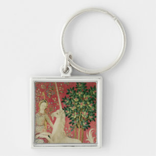 The Lady and the Unicorn: 'Sight' Keychain