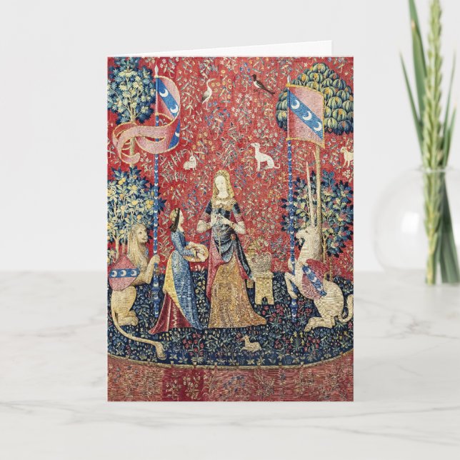 The Lady and the Unicorn, Smell Card (Front)