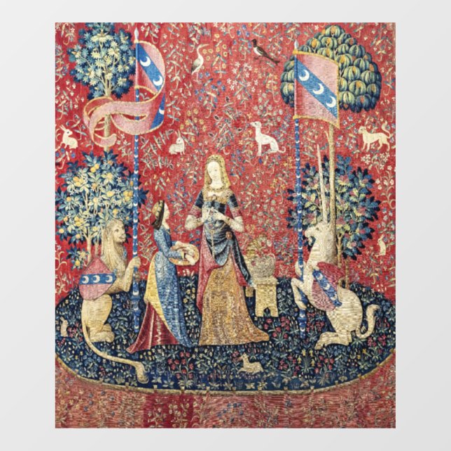 The Lady and the Unicorn, Smell Window Cling (Sheet)