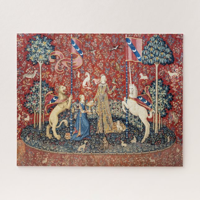 The Lady and the Unicorn, Taste Jigsaw Puzzle (Horizontal)