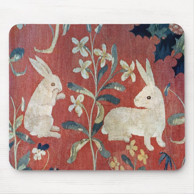 The Lady and the Unicorn: 'Taste' Mouse Pad (Front)
