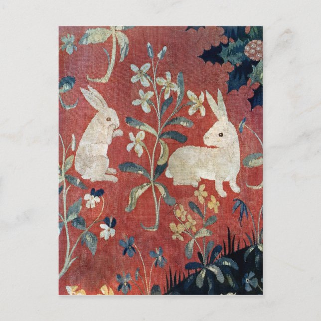 The Lady and the Unicorn: 'Taste' Postcard (Front)