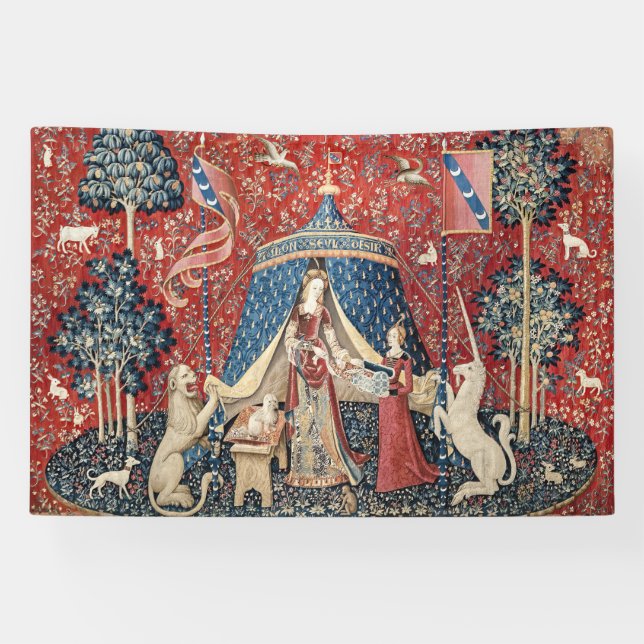 The Lady and the Unicorn, To my only desire Banner (Horizontal)