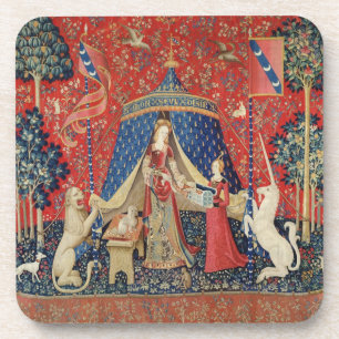 The Lady and the Unicorn: 'To my only desire' Coaster