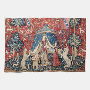 The Lady and the Unicorn, To my only desire Kitchen Towel