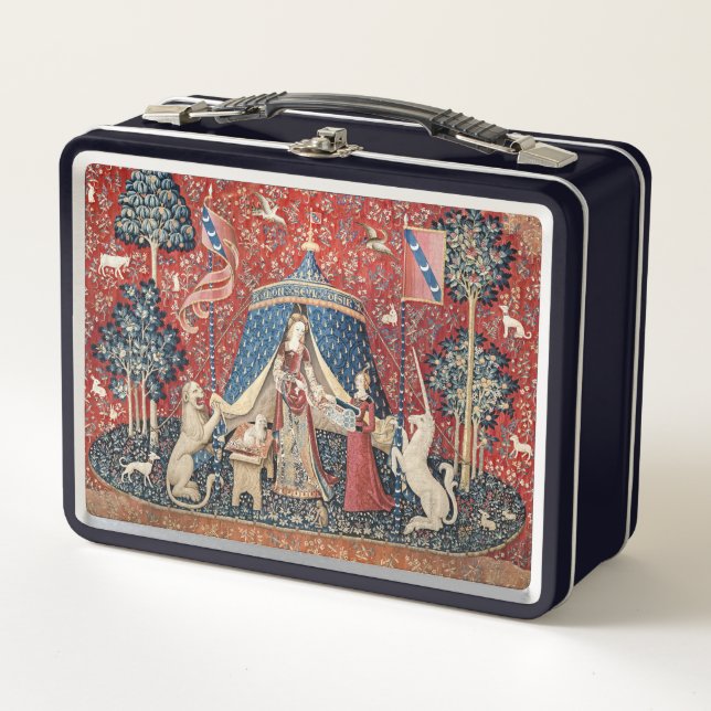 The Lady and the Unicorn, To my only desire Metal Lunch Box (Front)