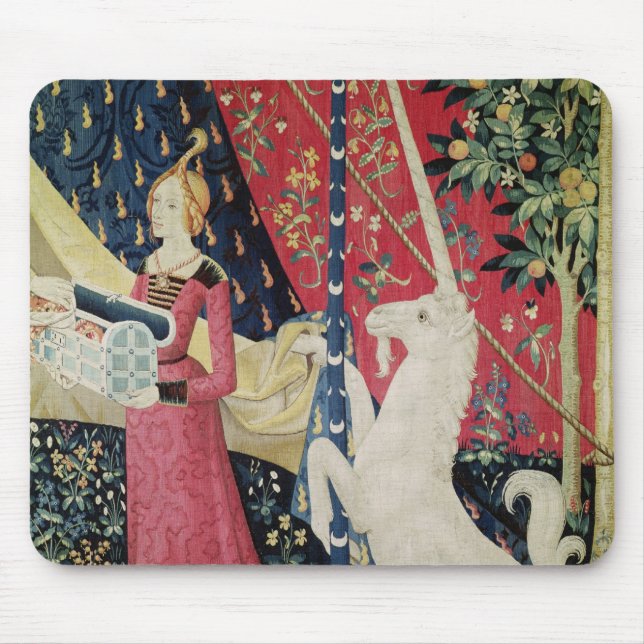 The Lady and the Unicorn: 'To my only desire' Mouse Pad (Front)