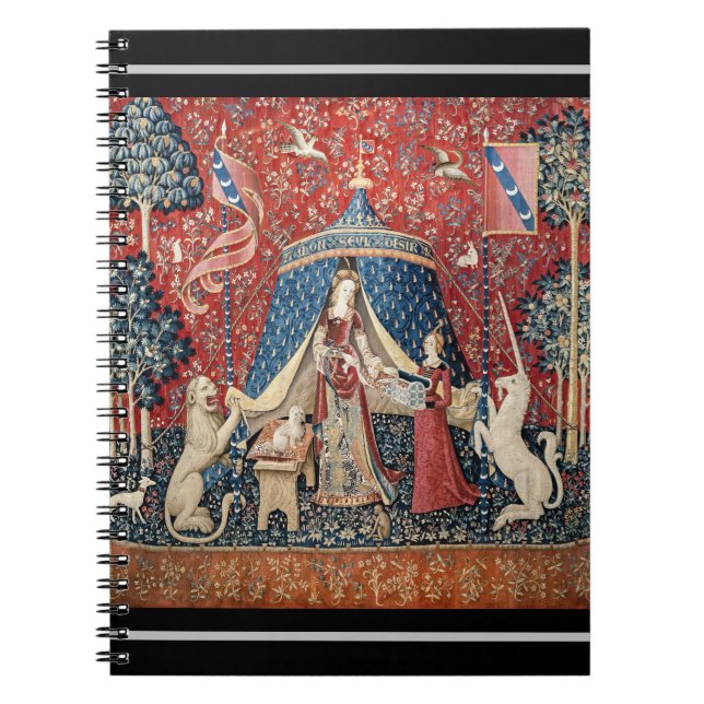 The Lady and the Unicorn, To my only desire Notebook (Front)