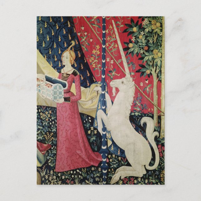 The Lady and the Unicorn: 'To my only desire' Postcard (Front)