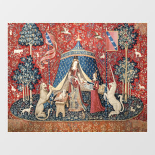 The Lady and the Unicorn, To my only desire Window Cling