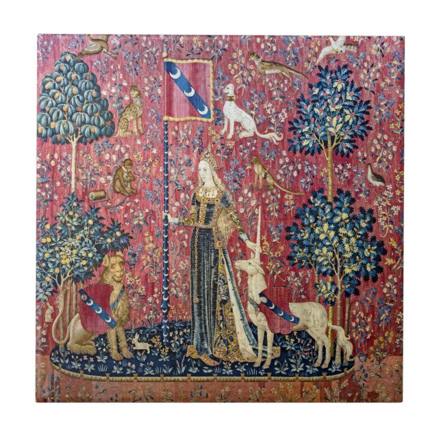 The Lady and the Unicorn, Touch Tile (Front)