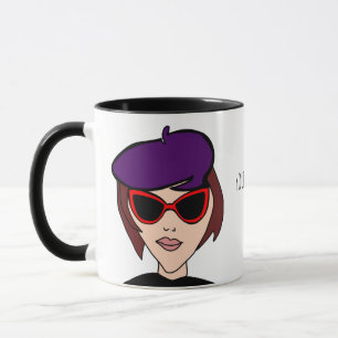 THE LADY EDITABLE MUG