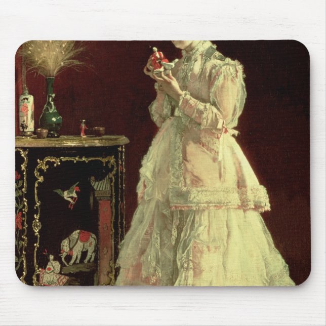 The Lady in Pink, 1867 Mouse Pad (Front)