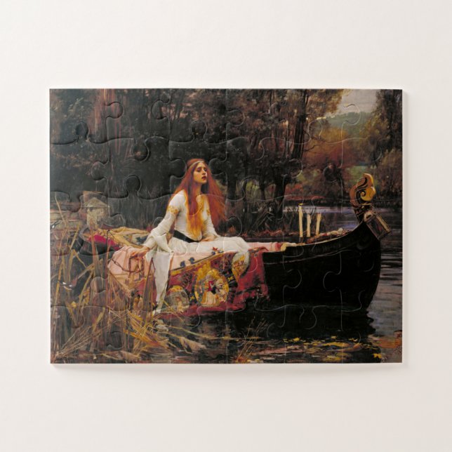 The Lady of Shallot Jigsaw Puzzle (Horizontal)