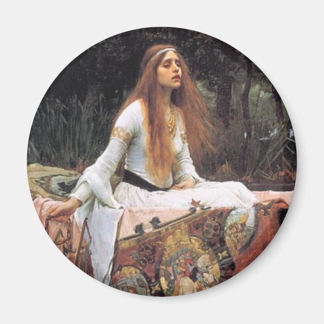 The Lady of Shallot Magnet (Front)