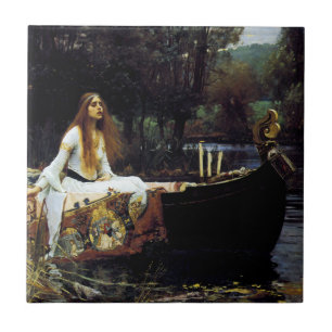 The Lady of Shallot Tile