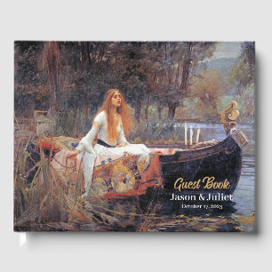 The Lady of Shallot Wedding  Guest Book