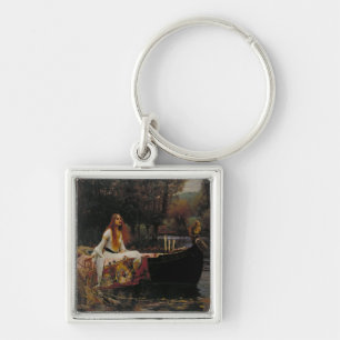 The Lady of Shalott: A Celtic Ghost Story Keychain
