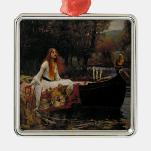 The Lady of Shalott: A Celtic Ghost Story Metal Ornament